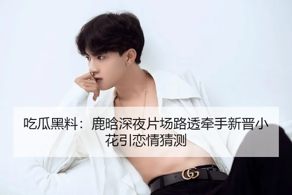 吃瓜黑料：鹿晗深夜片场路透牵手新晋小花引恋情猜测